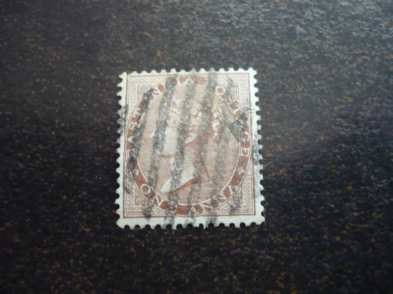Stamps - India - Scott# 22 - Used Part Set of 1 Stamp