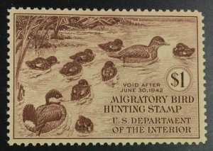 MOMEN: US STAMPS #RW8 DUCK MINT OG NH VF/XF JUMBO LOT #73001*