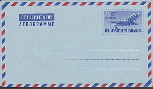 THAILAND 3 baht plane aerogramme unused.....................................L438 