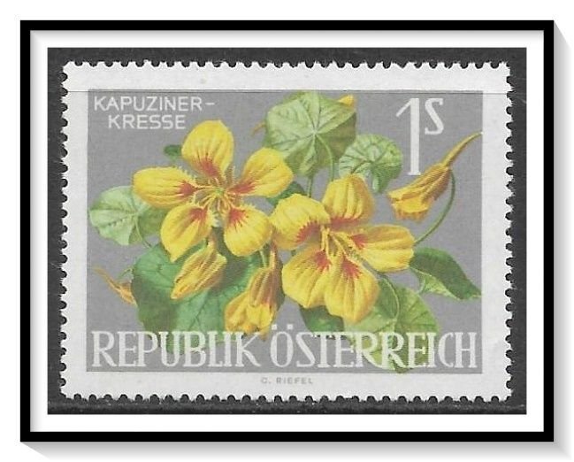 Austria #719 Flowers NG