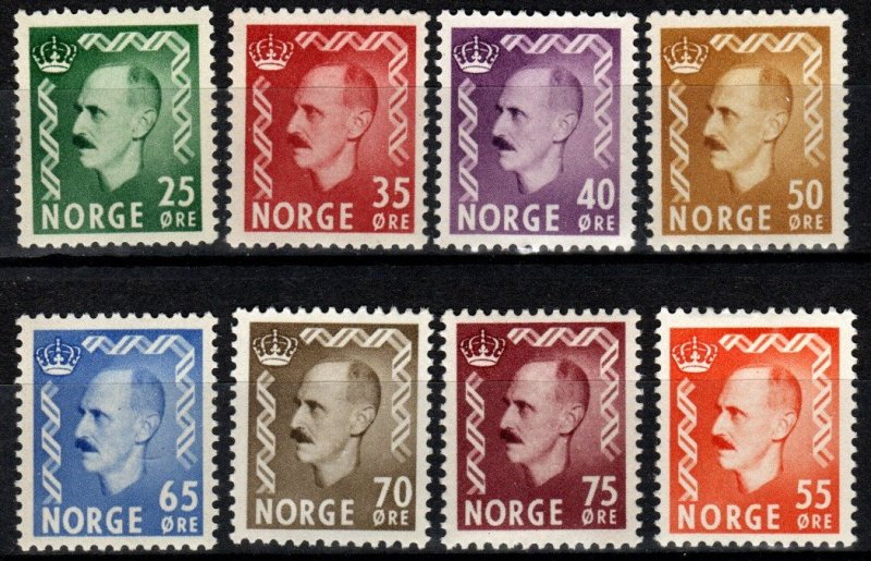 Norway #345-52  F-VF Unused  CV $38.25 (SU8631)