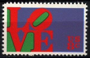 1973 United States USA 1091 Greeting Stamp Love