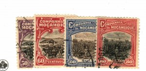 Mozambique Company #138 used, 139 MH, 140-1 used