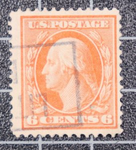 Scott 379 - 6 Cents Washington - Used - Nice Stamp - SCV - $1.25 