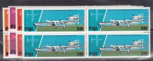 Fiji #367 - #370 VF/NH Block Set