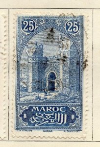 French Morocco 1917 Early Issue Fine Used 25c. NW-192863