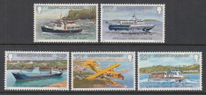 Guernsey 227-231 Ships MNH VF