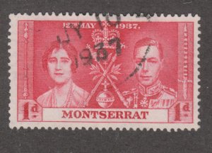 Montserrat 89 Coronation Issue 1937