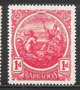 Barbados 129: 1d Seal of the Colony, MH, F-VF