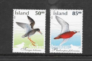 BIRDS - ICELAND #978-9  MNH