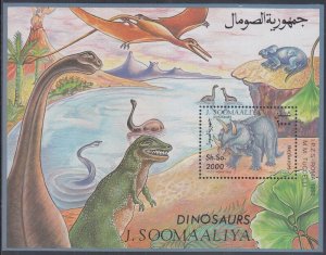 SOMALIA  # SOA011 CPL MNH  SOUVENIR SHEET - DINOSAURS