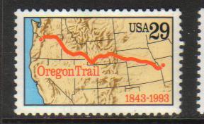 #2747 MNH 29c Oregon Trail 150th Anniversary 1993 Issue