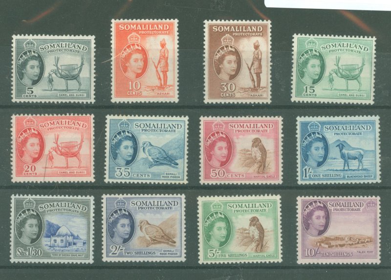 Somaliland Protectorate #128-139  Single (Complete Set)