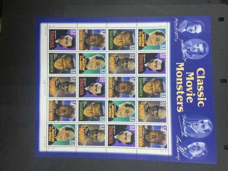 MOMEN: US STAMPS # 32c SHEET MINT OG NH LOT #39887