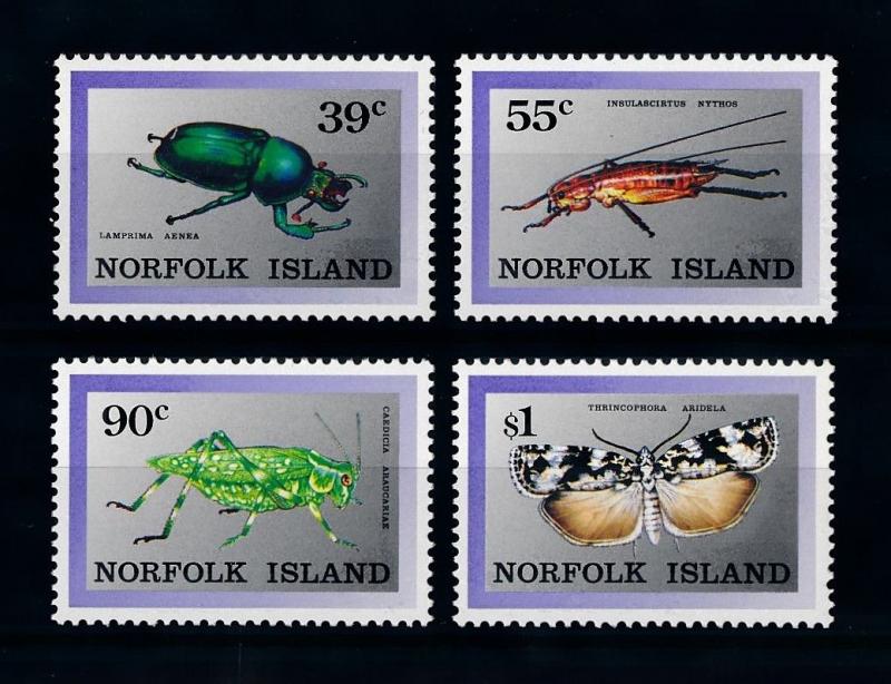 [70369] Norfolk Island 1989 Insects Butterflies  MNH