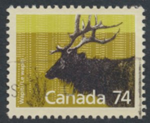 Canada  SG 1274 Used Elk Wapiti   SC# 1177   see scan 