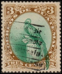 Guatemala 295 - Used - 3c Quetzal (1939) (cv $1.75)