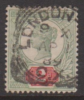 Great Britain QV 2d SG199 London Cancel Used