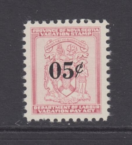 Nova Scotia (Canada Province Revenue), van Dam NSV2, MNH