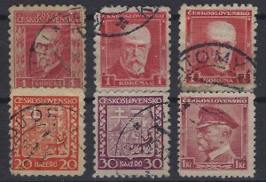 Czechoslovakia Miscellaneous issues 1920-30s Used