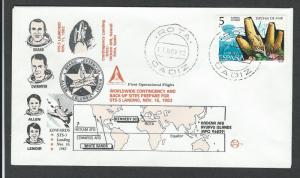 Spain  Space  Event Cover   Space Shuttle