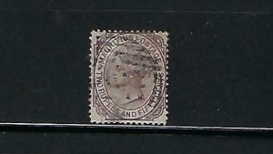 MAURITIUS SCOTT #67 1879-80 WMK 1 - 2R50C- USED
