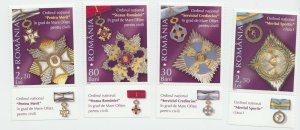 Romania 2006 STAMPS Medals distinctions MNH POST set labels Malta cross