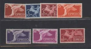 Italy #E19 - #E25 VF/NH Set