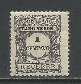 Cape Verde  #J22  MH  (1921)  c.v. $0.30