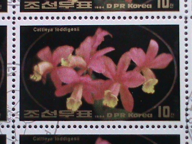 ​KOREA-1984-SC#2389  CATTLEYA LODDIGESII FLOWERS CTO FULL SHEET VERY FINE