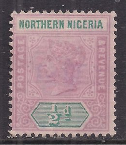 Northern Nigeria 1897 QV 1/2d Dull Mauve & Green MNG SG 1 ( M834 )