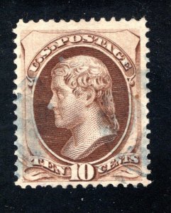 US 161, VF used, Blue cancel, Cat. $26.50  ....   6780119