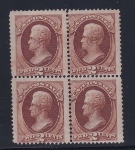 146 Block of 4 Fine OG mint hinged with nice color cv $ 1800 ! see pic !