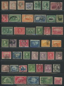 USA Large Used Collection - 400 Different 19th Century --> 1990s