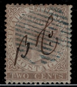 Straits Settlements #10  CV $8.50