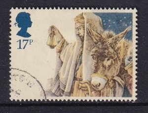 Great Britain  #1089  used   1984  Christmas 17p