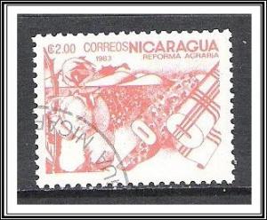 Nicaragua #1299 Agrarian Reform Tobacco CTO NH