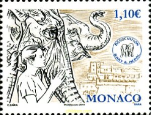 326172 MNH MONACO 2014 ELEFANTE