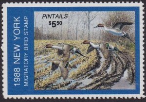 4 New York Duck MNH