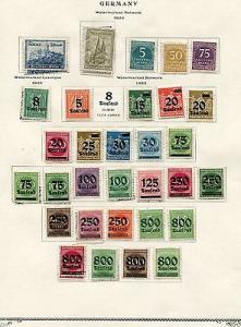 Germany Collection 1923/ 1935 VF  7 pages    Lakeshore Ph...