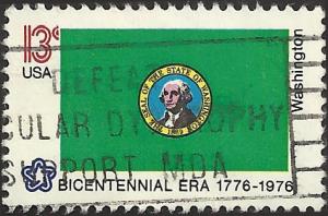 # 1674 USED STATE FLAG WASHINGTON