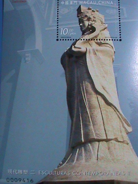 MACAU STAMP-2000- SC#1036-MODERN SCULPTURE II -MINT-NH S/S SHEET