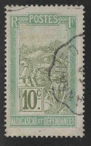 Madagascar Malagasy Scott 85  Used stamp, nice cancel