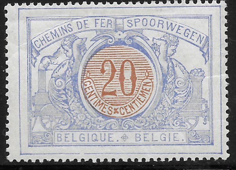 Belgium #Q31 MH. Railway Stamp.