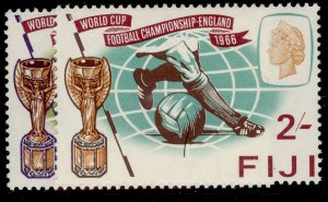 FIJI QEII SG349-350, 1966 world cup set, NH MINT.