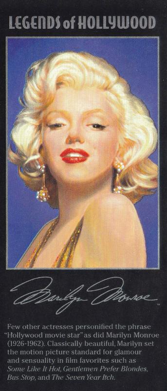 USA SC#2967 Legends of Hollywood -  Marilyn Monroe Full Sheet (1995) MNH