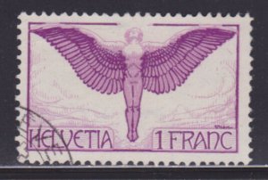 Switzerland C12 VF-used light cancel nice color cv $ 33 ! see pic !