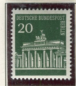 GERMANY; BERLIN 1966-67 Buildings issue MINT MNH Unmounted 20pf. value