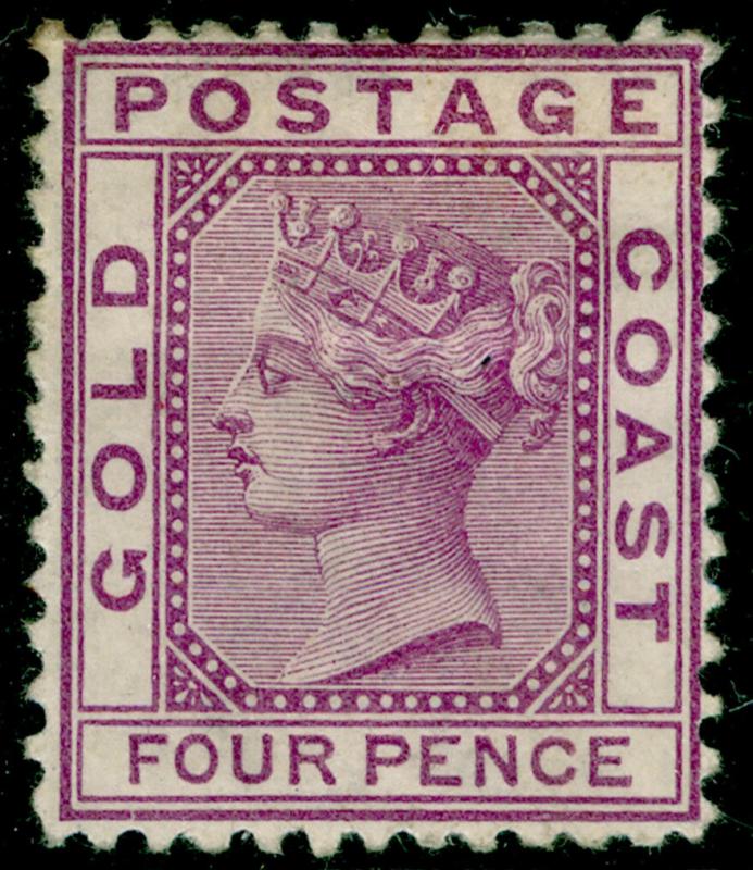 GOLD COAST SG2, 4d magenta, M MINT. Cat £450. P.12½