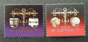 Latvia Europa CEPT Discoveries And Inventions 1994 Coin Bankcard (stamp) MNH